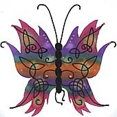 Donegal Butterfly Silk Art