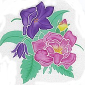 Floral Silk Art