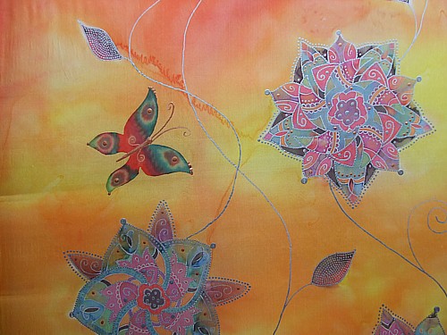 Moroccan Summer - Butterfly Silk Art
